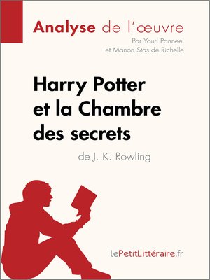 cover image of Harry Potter et la Chambre des secrets de J. K. Rowling (Analyse de l'oeuvre)